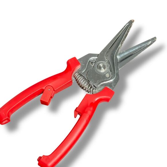 Kuhn Rikon Snips Kitchen Shears Scissors Pruner Swiss Design Classic Red 8.5" - Picture 9 of 15